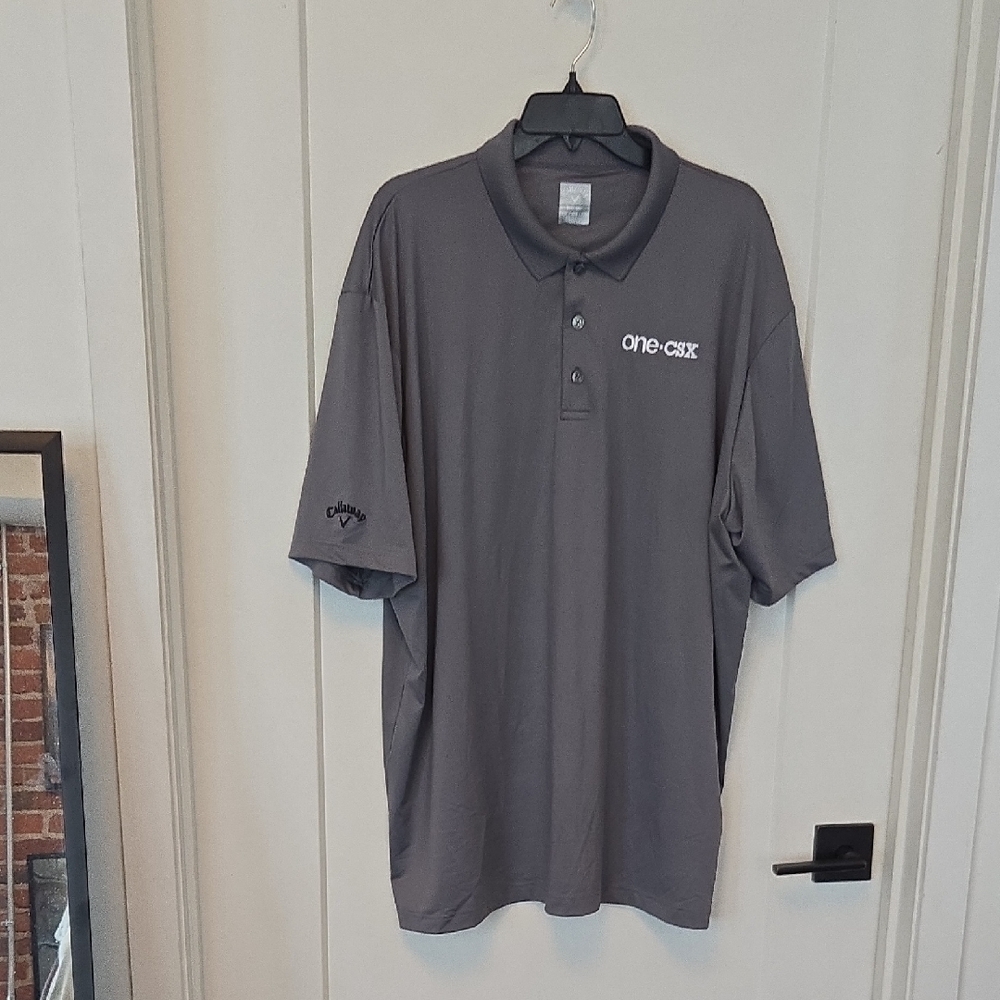OneCSX Callaway Gray Polo Shirt Classic Design